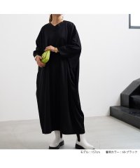 No one knows/ノーワンノーズ No one knows モモンガワンピースしっかり生地 レディース ドルマン ルーズ きれいめ 大人 ワンピース ロング丈 マキシ丈 大きいサ/505113747