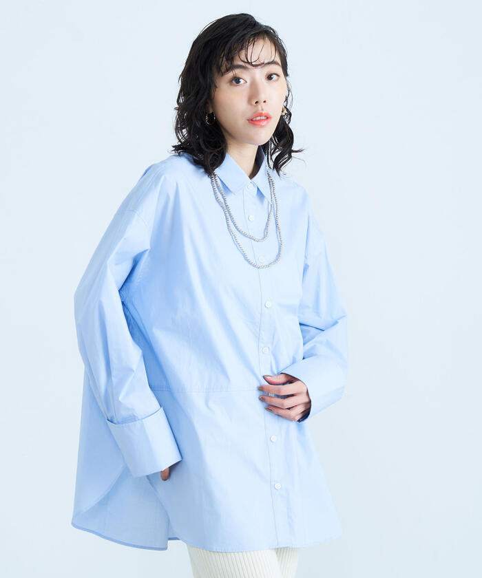 セール】BIGスリーブ刺繍入りシャツ(505115201) | フレディ