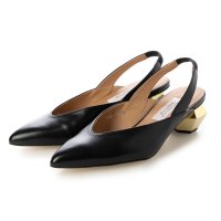 ALUNE SEVEN TWELVE THIRTY/アルネ セヴン トゥエルヴ サーティ ALUNE SEVEN TWELVE THIRTY 多角形ヒールバックベルトパンプス/505115346