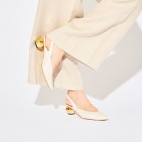ALUNE SEVEN TWELVE THIRTY/アルネ セヴン トゥエルヴ サーティ ALUNE SEVEN TWELVE THIRTY 多角形ヒールバックベルトパンプス/505115346