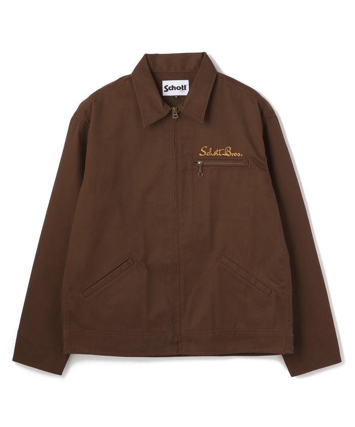 Schott TC WORK JACKET/ワークジャケット　茶色　M セール】TC WORK JACKET/ワークジャケット(505116270