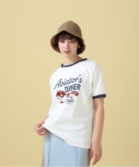 AVIREX/DONUT PRINT RINGER T－SHIRT/ドーナツプリント リンガーTシャツ/505116288