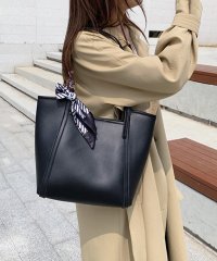 Amulet/アミュレット Amulet スカーフリボン付きトートバッグ レディース かばん 10代 20代 30代 韓国ファッション 韓国 オフィスカジュアル キレイめ 通/505116730