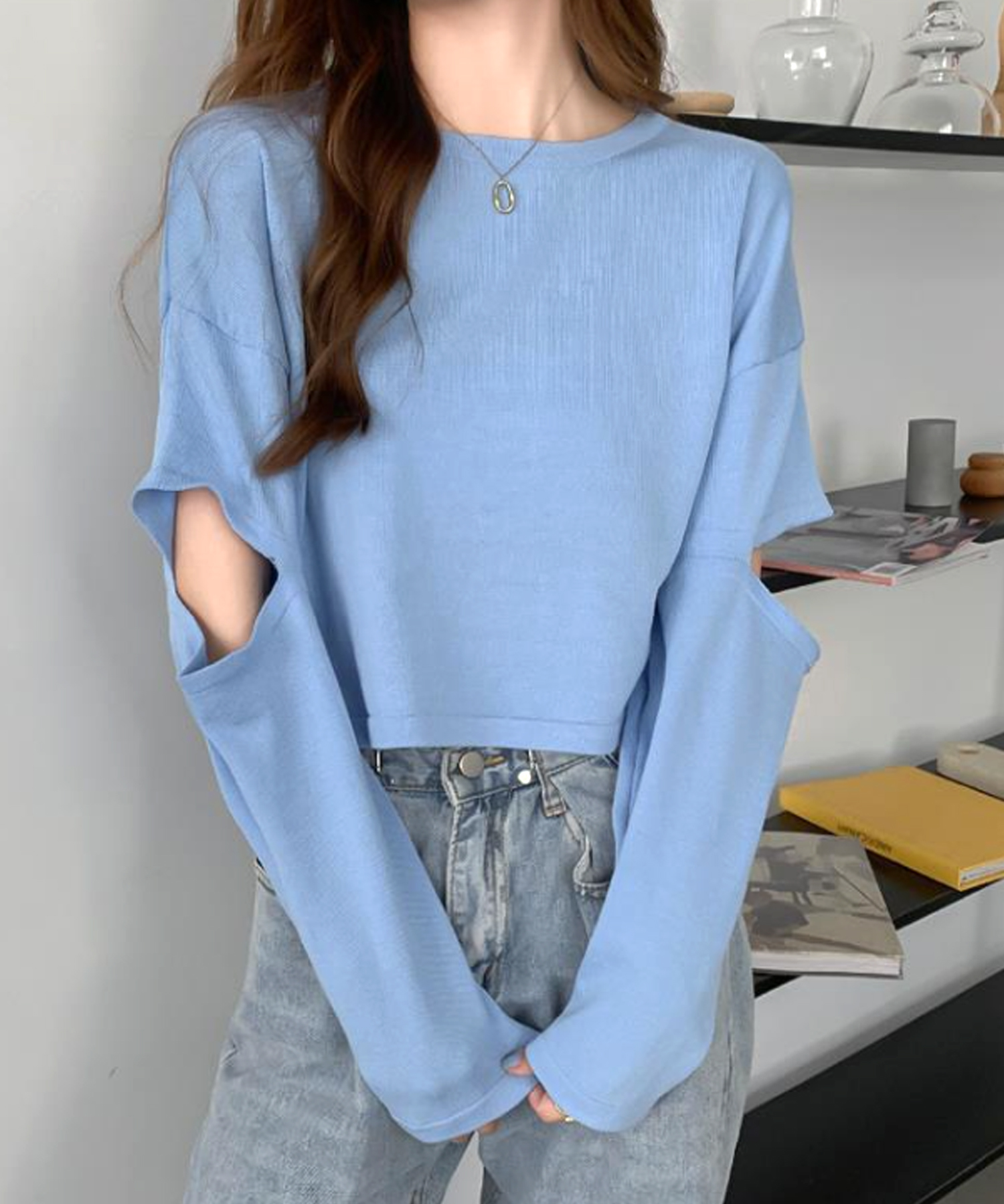セール】アミュレット Amulet ショート丈カットソー レディース