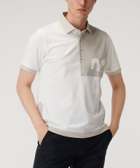 LANVIN SPORT/【25周年】切替デザイン半袖シャツ【ストレッチ/UPF50+】【アウトレット】/505096744