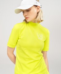 LANVIN SPORT/【25周年】モックネック5分袖シャツ【吸汗/UV/ECO】【アウトレット】/505101822