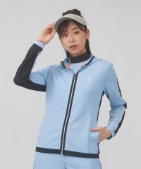 LANVIN SPORT/【WEB限定】前開きカットソーブルゾン【吸汗速乾/UV】【アウトレット】/505101841