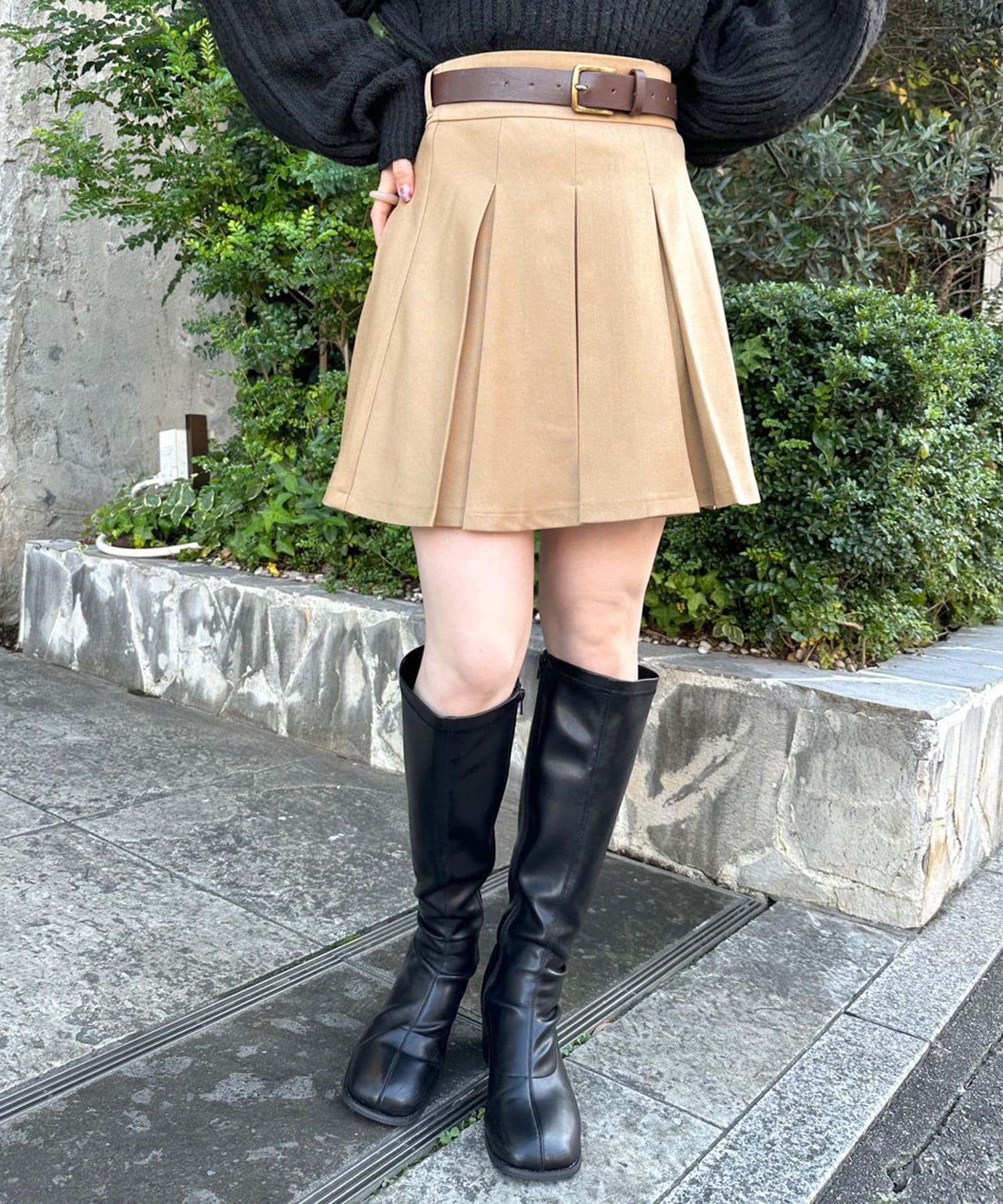 KOEISTORE スカート 膝丈 フレアスカート レディース ロング 春