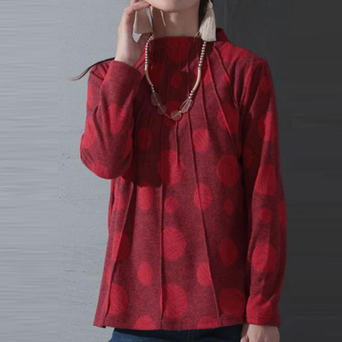 トワ Toironier/トワロニエ/Stripe Half-Zip Shirt | GARDEN