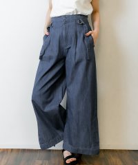 atONE/アットワン atONE デニムハイウエスト裾ベンツワイドパンツ/505120799