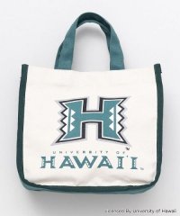 KAHIKO/【Kahiko】University of Hawaii ホワイトトートバッグ 42VP3133/505121090