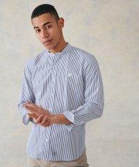 J.PRESS MENS/【WEB限定】ポプリンストライプ バックブルバンドカラーシャツ/505122956