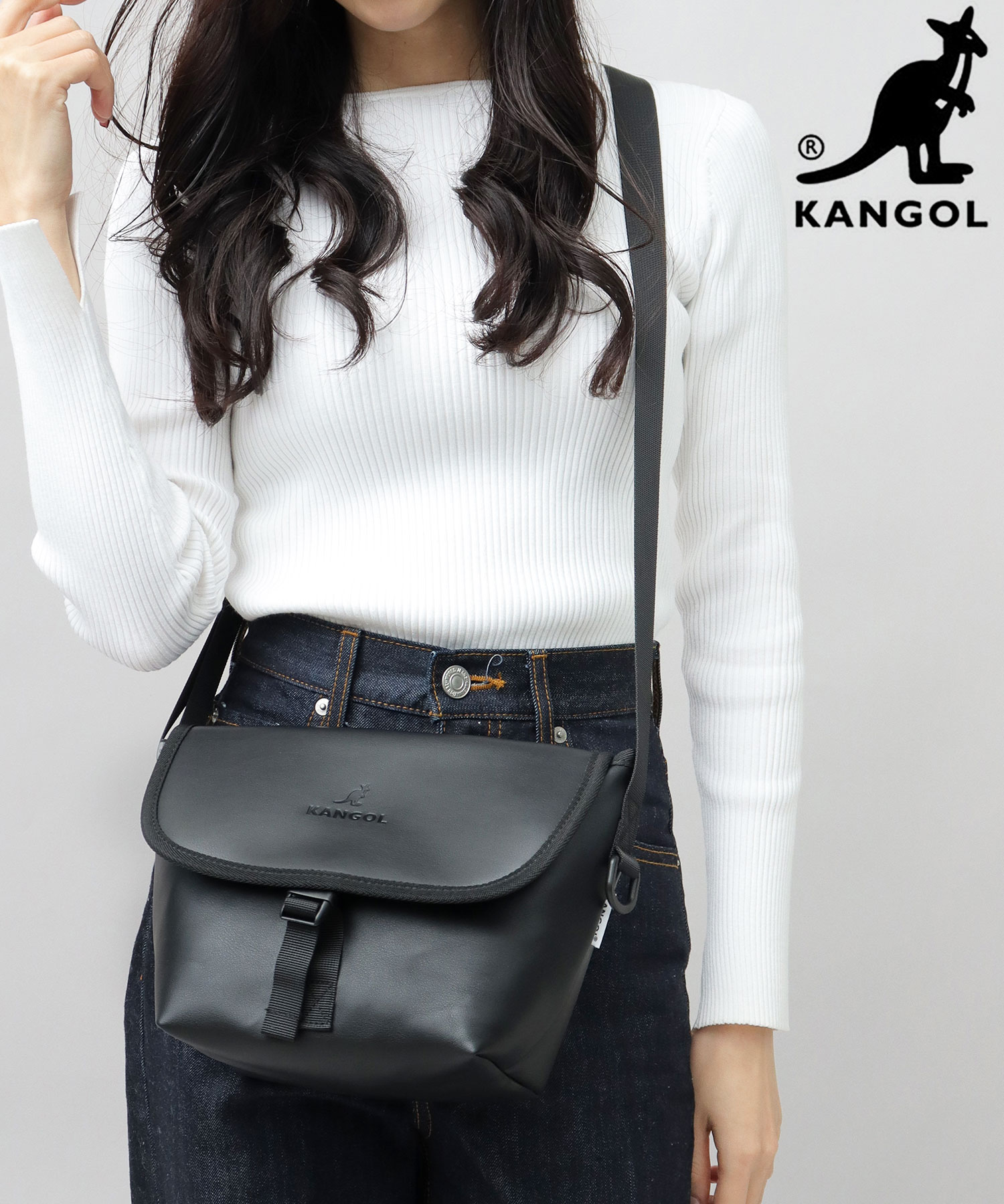 カンゴール KANGOL A.M.S.別注 ミニメッセンジャーバッグ