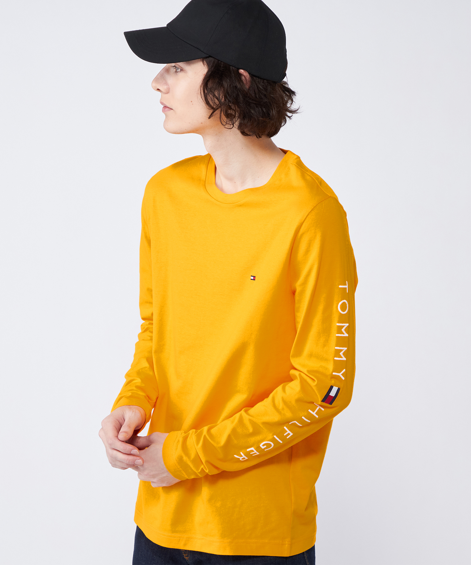 クーポン】【WEB限定】スリーブロゴロングスリーブTシャツ(504486056