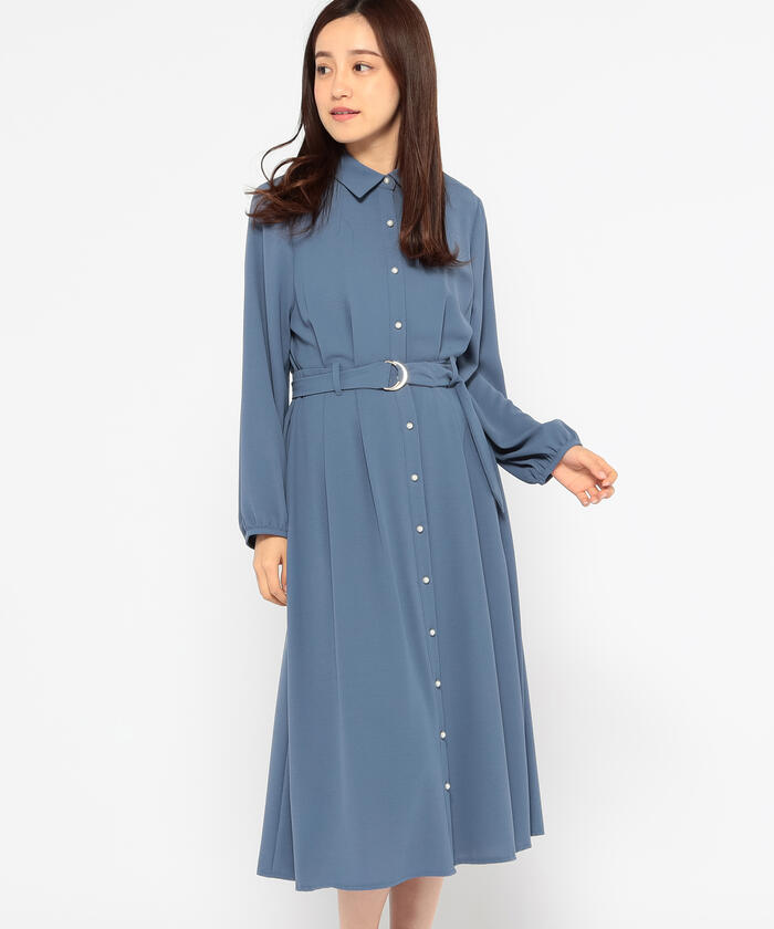 セール】ミッシュマッシュ MISCH MASCH 共布ベルト付きシャツ