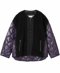  STYLES/FACETASM/xStyles ZIPPER SHERPA QUILTED LINER JACKET//505123638