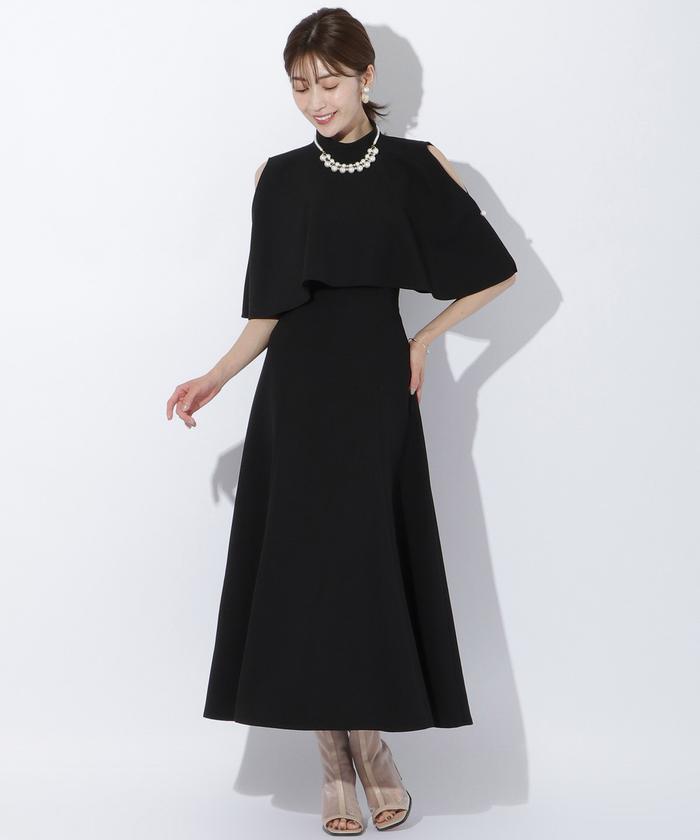 ケープレイヤードドレス(505125619) | AND COUTURE(AND COUTURE ケープレイヤードドレス(505125619) | AND COUTURE(AND COUTURE