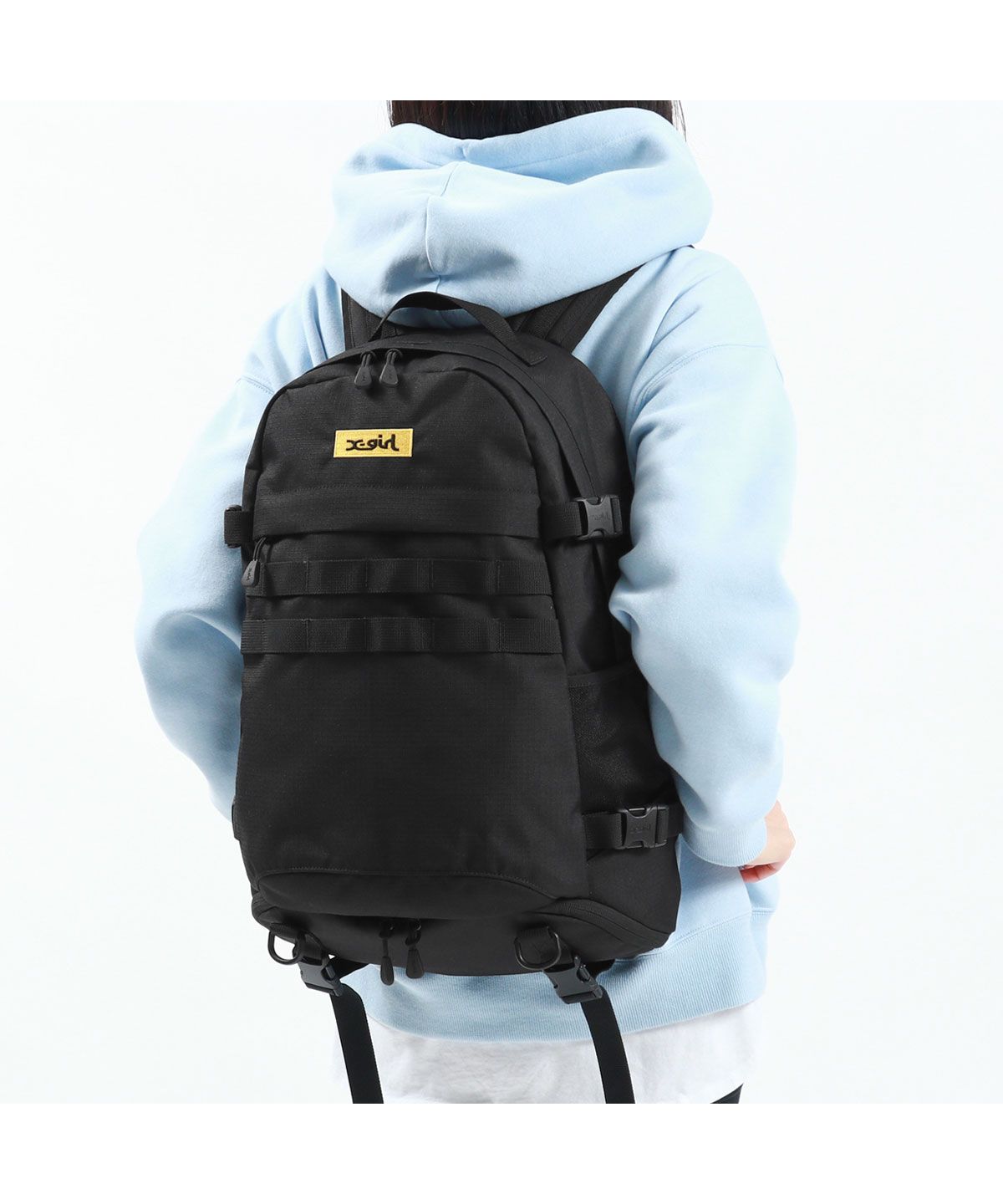 エックスガール リュック Ｘ－girl MILLS LOGO ADVENTURE BACKPACK ...