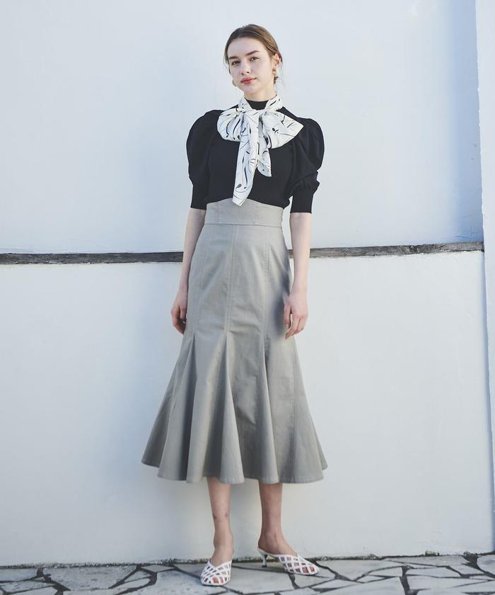 カラーデニムストレッチスカート(505127167) | AND COUTURE(AND
