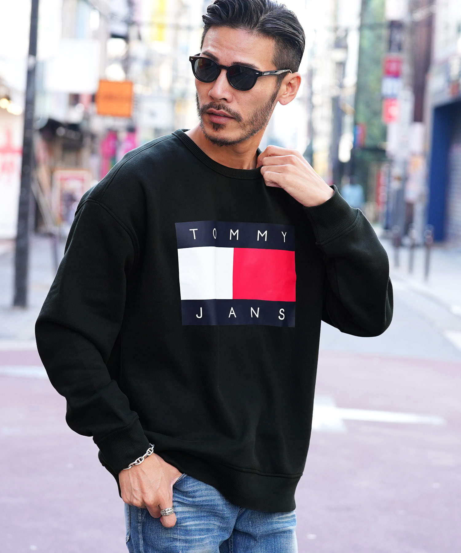 TOMMY HILFIGER(トミー ヒルフィガー) TJ LUCCA CREWNECK / スウェット ...