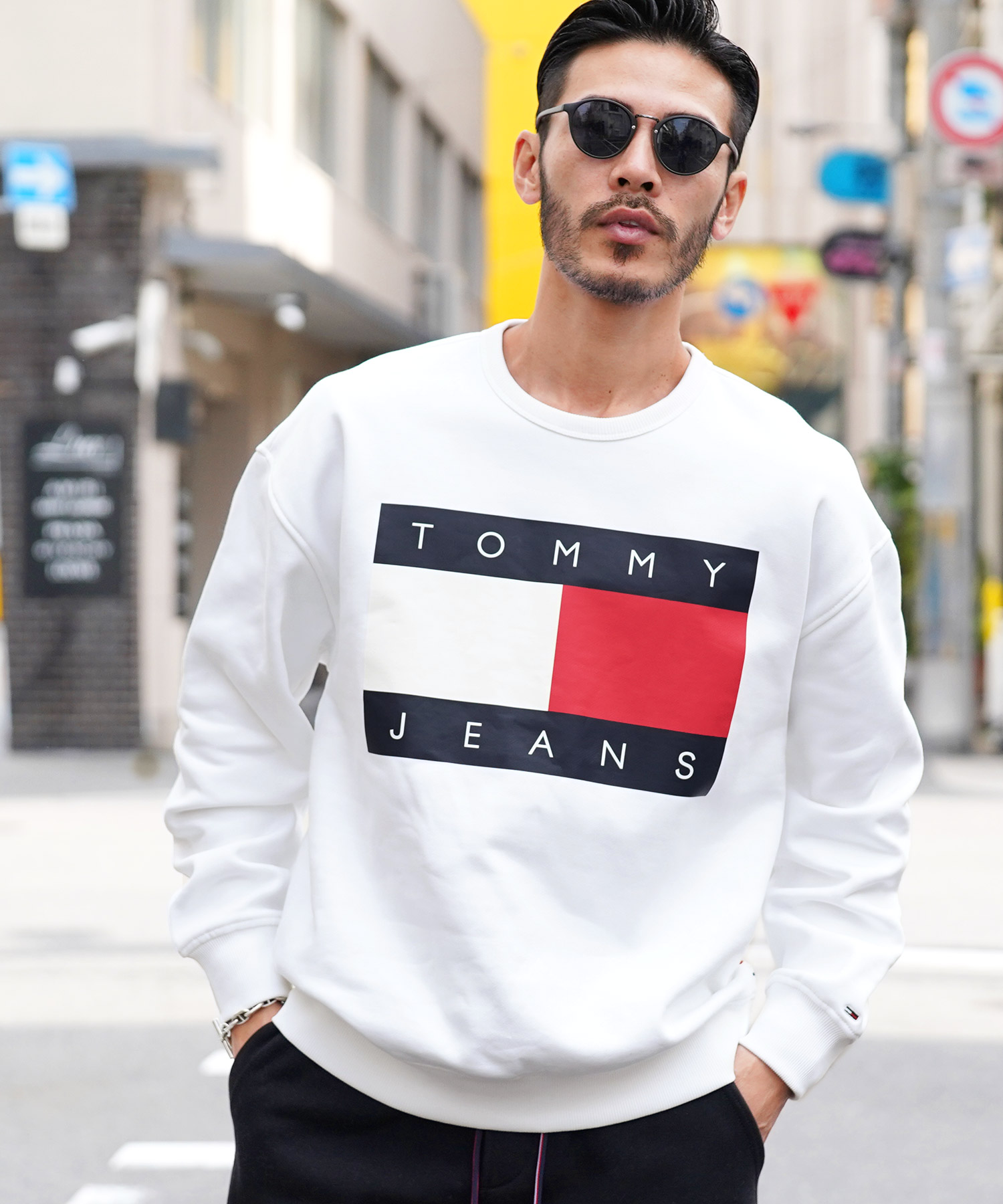 TOMMY HILFIGER(トミー ヒルフィガー) TJ LUCCA CREWNECK