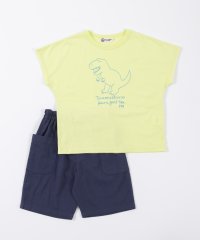 KP BOY/KPBOY(ケーピーボーイ)恐竜柄半袖Tシャツ＆パンツ上下セット(80～90)/505087606