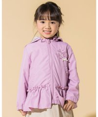 Noeil aime BeBe/【 撥水加工 】 裾 フリル フード 取り外し タフタ ジャケット (90~13/505127119