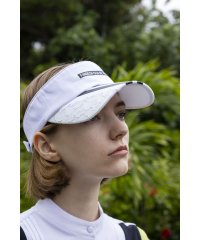 le coq sportif GOLF /【RIJOUME/リジューム】レース切替サンバイザー (ファンデーション防汚《額に触れる部分》) /505128473