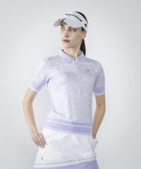 le coq sportif GOLF /【RIJOUME/リジューム】5分袖柄プリントポロシャツ (吸汗速乾/ストレッチ/UV CUT(UPF50)/DESCENTE ECO//505128482