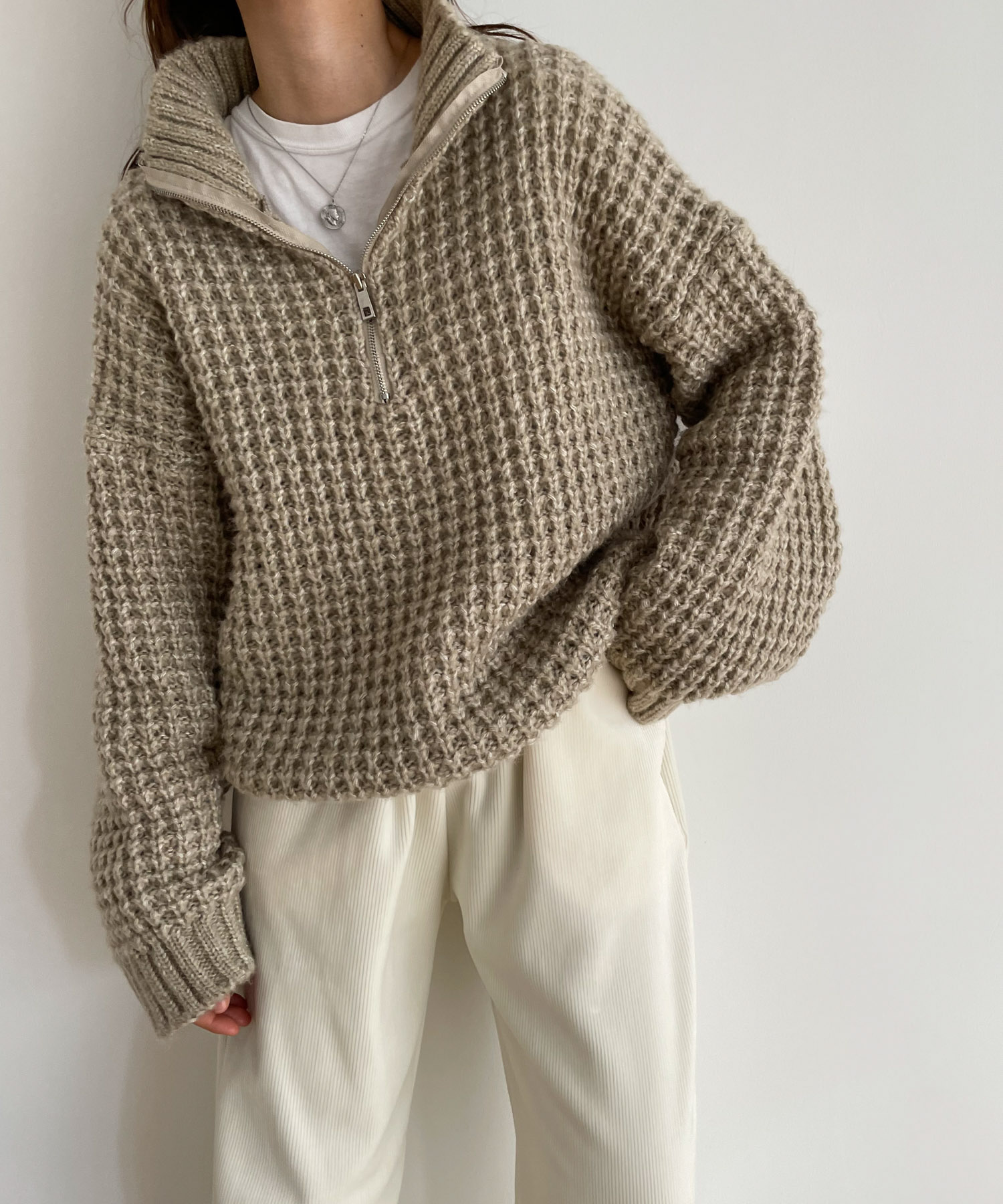 CANAL JEAN（キャナルジーン）の「El mar ハーフジップワッフル