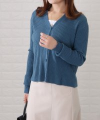 Lace Ladies/レースレディース Lace Ladies Vネックリブニットカーディガン/505130865