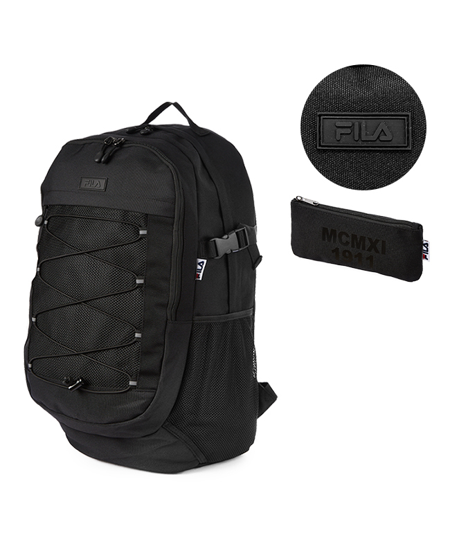 FILA バックパック 30L 黒 クーポン】フィラ FILA FILA フィラ リュック 30L スクエア