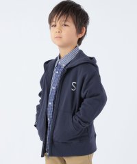 SHIPS KIDS/SHIPS KIDS:100～130cm / ロゴ フード ジップ パーカー/505131696