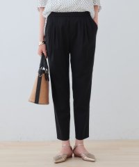 INDIVI/新色登場！【褒められパンツ／洗える】ウエストゴムタックテーパードパンツ/505132636