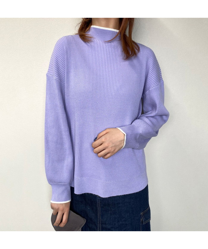 ニット・セーター(パープル・紫色)のレディースファッション通販 - d 