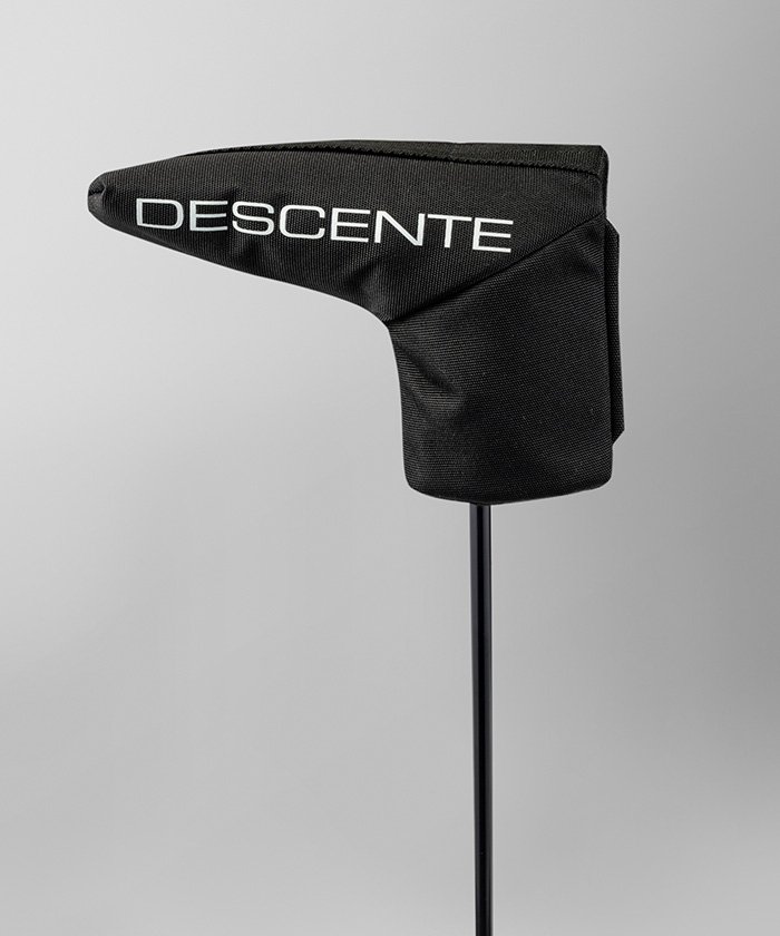 （DESCENTE GOLF/デサントゴルフ）マグネット式パターカバー (ピン型・マレット型用)/メンズ ブラック