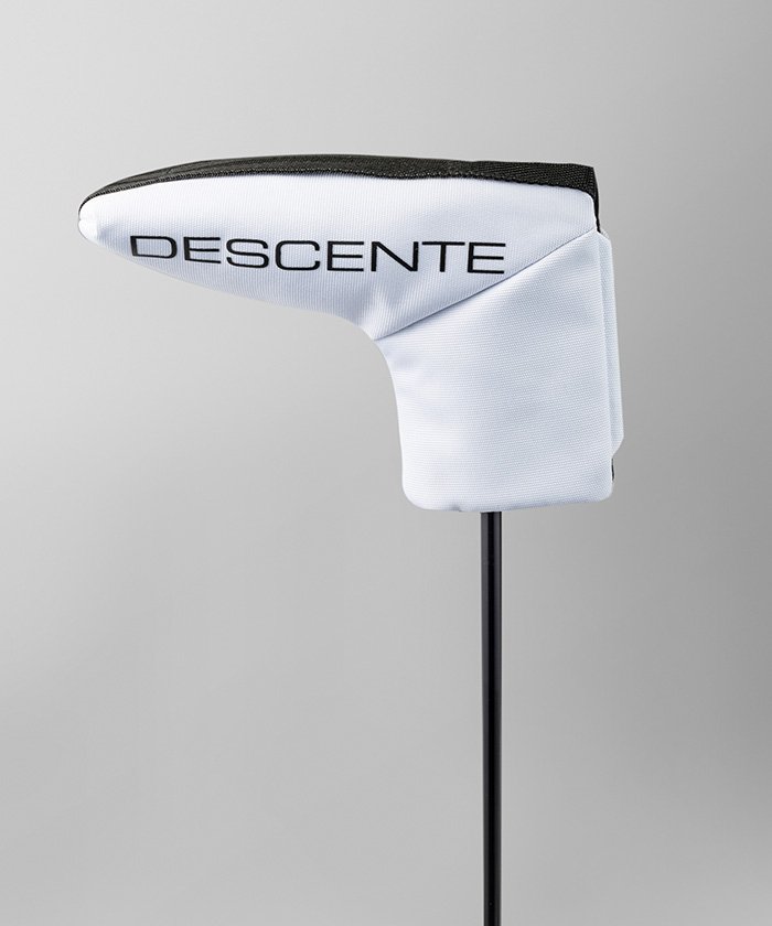 （DESCENTE GOLF/デサントゴルフ）マグネット式パターカバー (ピン型・マレット型用)/メンズ ホワイト