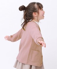 devirock/UVカット ワッフルカーディガン 子供服 キッズ 男の子 女の子 トップス カーディガン /505132053