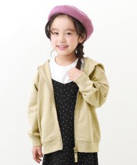 devirock/無地 スウェット ジップパーカー 子供服 キッズ ベビー 男の子 女の子 トップス パーカー トレーナー ジップパーカー 綿100%/505132055