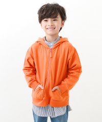 devirock/無地 スウェット ジップパーカー 子供服 キッズ ベビー 男の子 女の子 トップス パーカー トレーナー ジップパーカー 綿100%/505132055