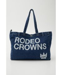 RODEO CROWNS WIDE BOWL/LOGO SP DENIM TOTE/505133436