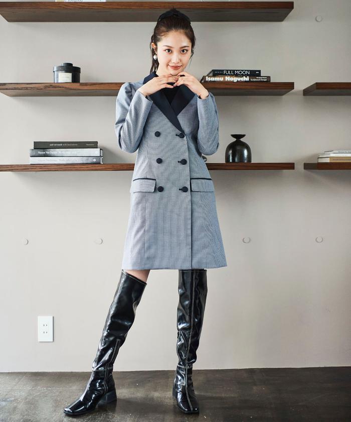 イタリア製　赤色羊皮ミニワンピース 42 古着 MM6 Maison Margiela エムエムシックス メゾン マルジェラ