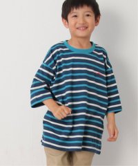 ikka kids/6分袖ボーダーゆるTシャツ（120〜160cm）/505082134