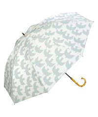 Wpc．/【Wpc.公式】日傘 遮光パターンズプリント 55cm 完全遮光 UVカット100％ 遮熱 晴雨兼用 大きめ 晴雨兼用日傘 長傘 バンブー/505134710