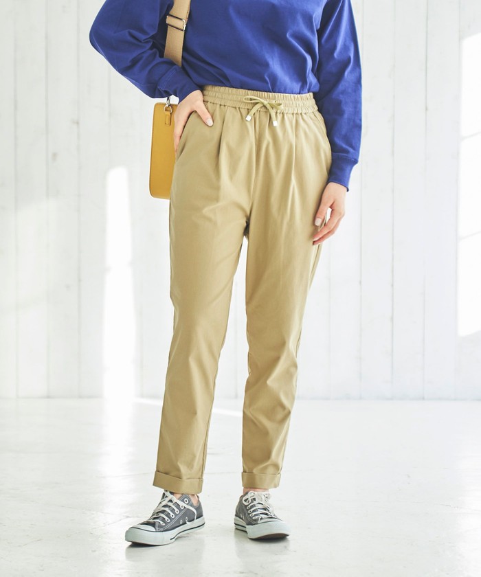 海外限定 コーエン COEN ベージュ ポリウレタン2% パンツ M チノパン