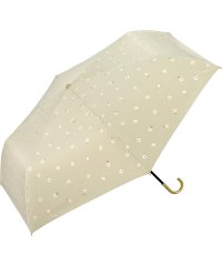 Wpc．/【Wpc.公式】日傘 遮光ゴールドラインマーガレット ミニ 55cm 完全遮光 UVカット100％ 遮熱 晴雨兼用 大きめ レディース 折り畳み傘/505130238