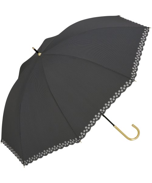 黒色 日傘 晴雨兼用 UVカット 完全遮光 撥水 通販