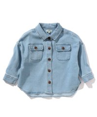 SHOO・LA・RUE(Kids) /【110－140cm】軽量デニムバックプリントオーバーシャツ/505137906