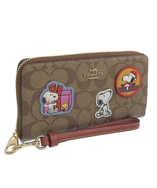 セール】Coach × PEANUTS コーチ スヌーピー ピーナッツ コラボ 長財布