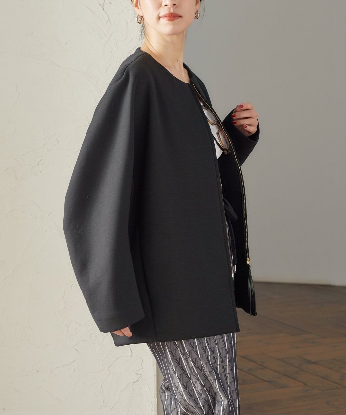 vermeil par iena アウター ダンボールコクーンブルゾン-